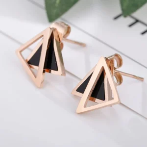 Black and Golden Studs